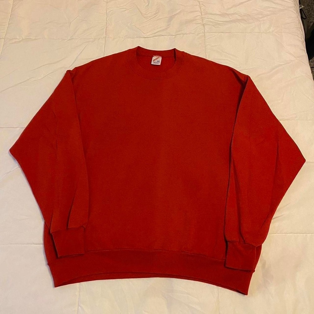 Jerzees 90s Men's Red Sweatshirt‎